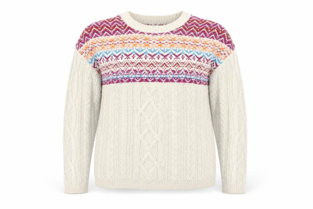 Formula Womens White  Knit Pullover Jumper Size 10
