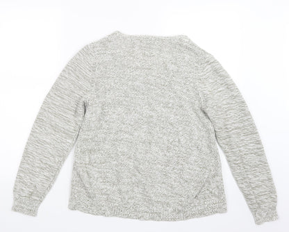 M&Co Womens Green  Knit Pullover Jumper Size 16
