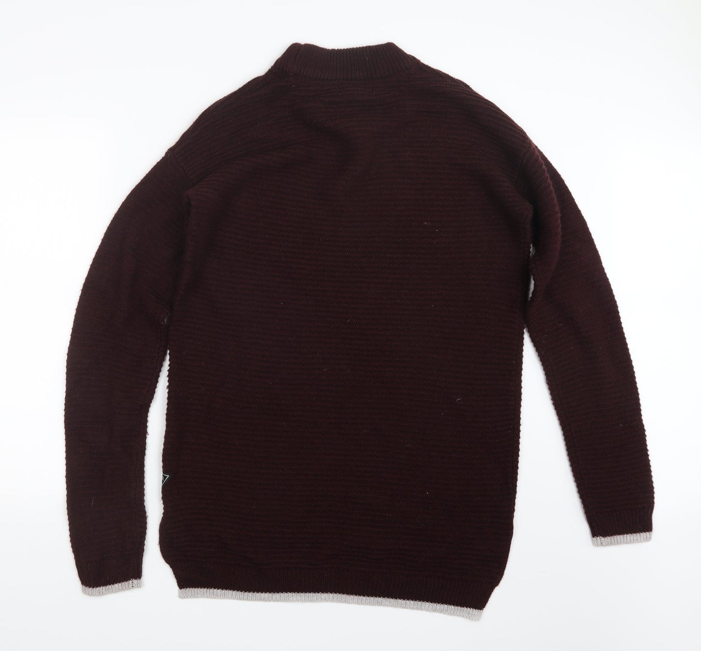 Cyn Cal Mens Purple  Knit Pullover Jumper Size M