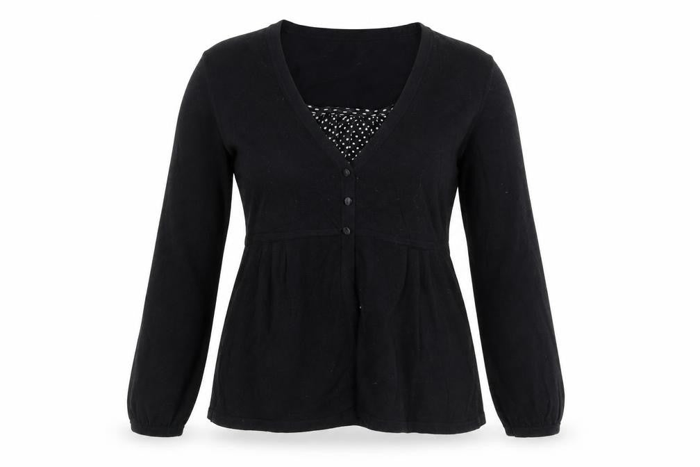 Marks & Spencer Womens Black  Knit Pullover Jumper Size 10