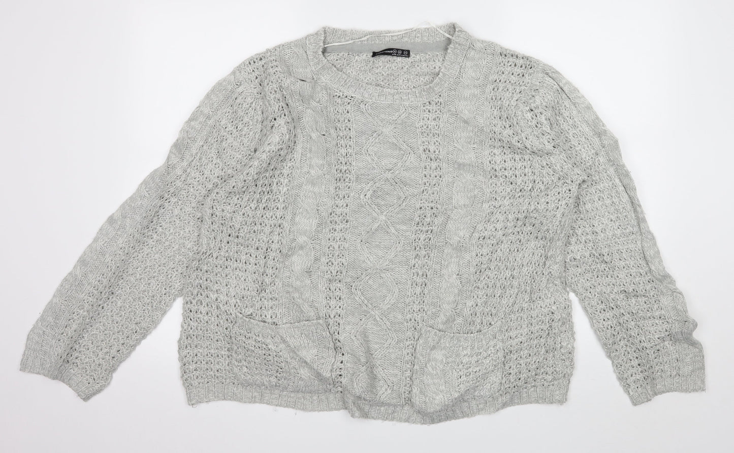 Atmosphere Womens Grey  Knit Pullover Jumper Size 18
