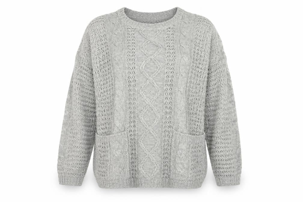 Atmosphere Womens Grey  Knit Pullover Jumper Size 18