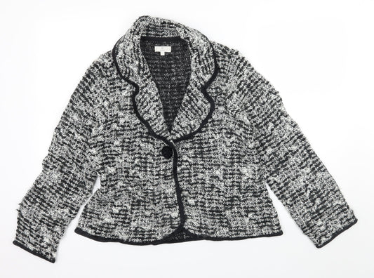 CC Womens Black  Knit Jacket  Size L
