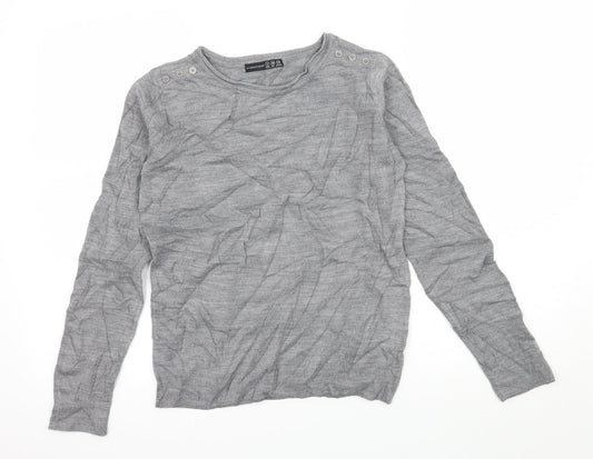 Atmosphere Womens Grey  Knit Pullover Jumper Size 8