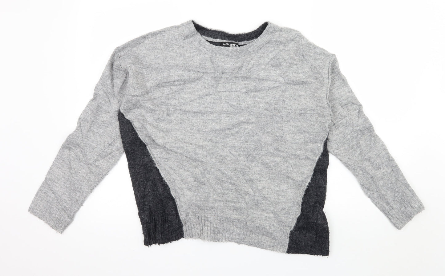 Debenhams Womens Grey  Knit Pullover Jumper Size 10