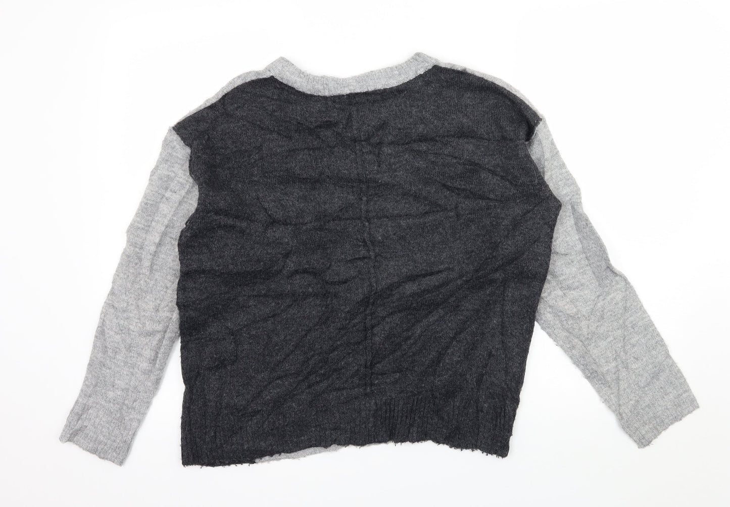 Debenhams Womens Grey  Knit Pullover Jumper Size 10