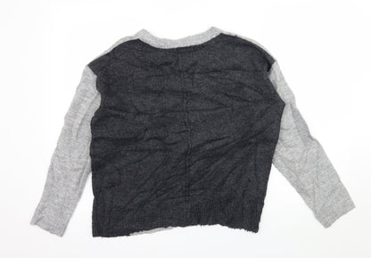 Debenhams Womens Grey  Knit Pullover Jumper Size 10