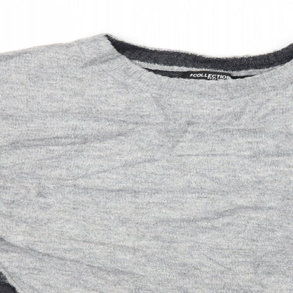 Debenhams Womens Grey  Knit Pullover Jumper Size 10
