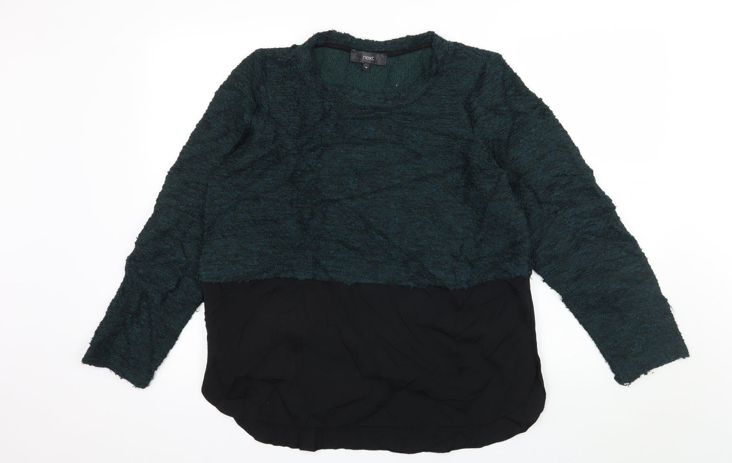 NEXT Womens Green  Knit Pullover Jumper Size 16
