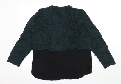 Next Womens Green  Knit Pullover Jumper Size 16
