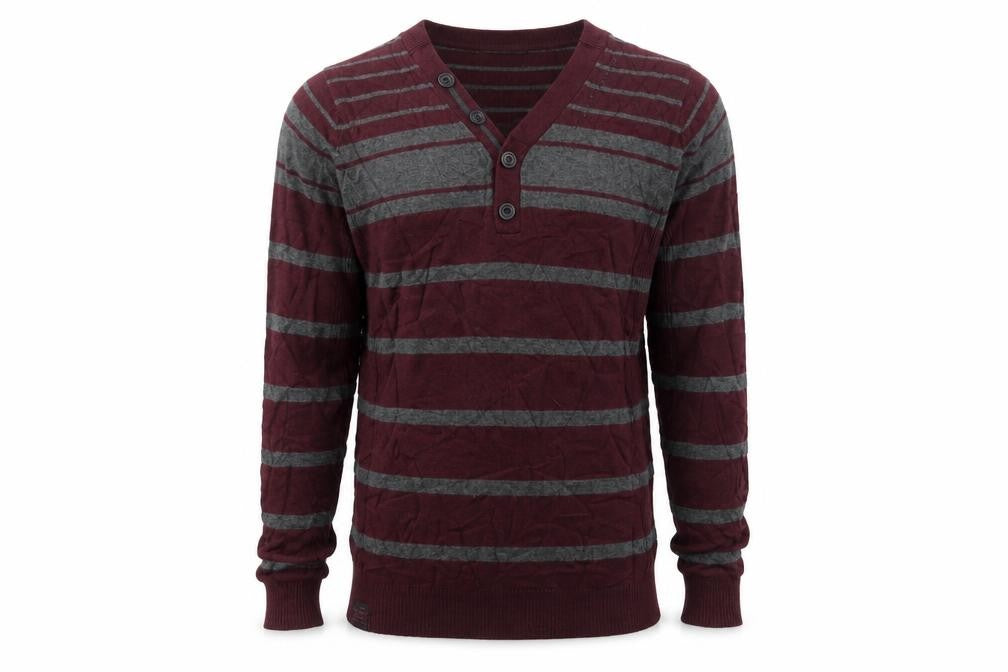 NEXT Mens Purple Striped Knit Pullover Jumper Size S