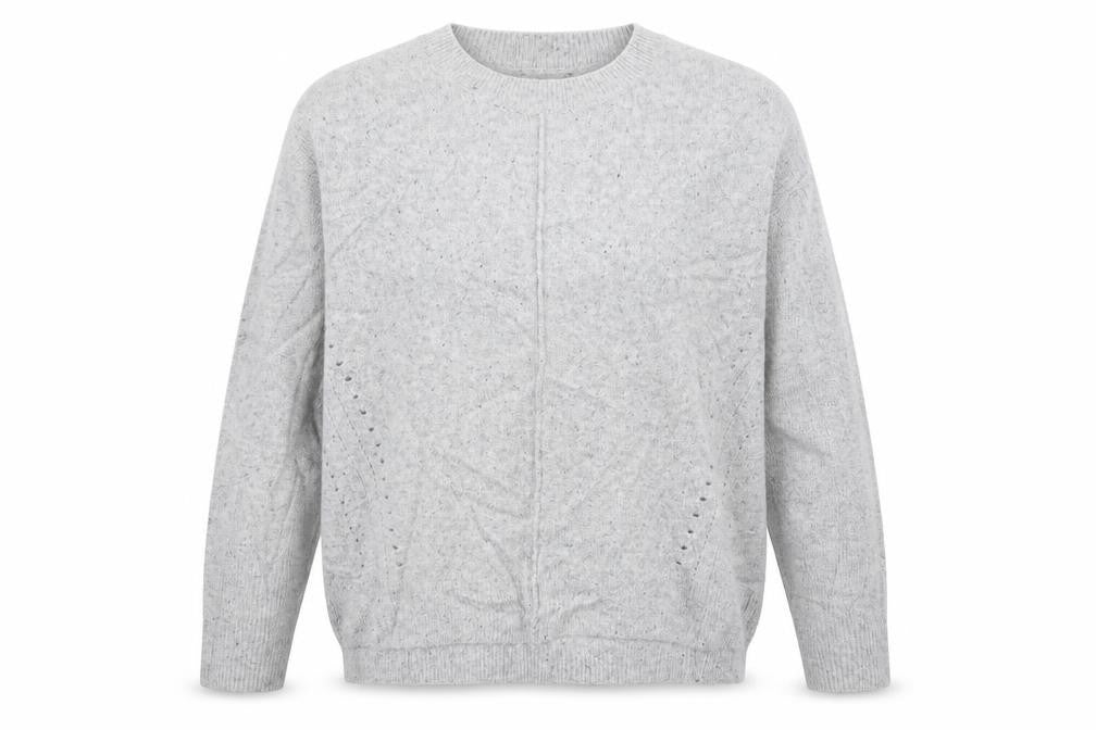 Topshop Womens Grey  Knit Pullover Jumper Size 6