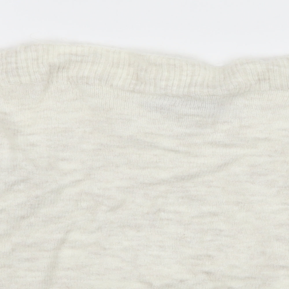 Marks and Spencer Womens Ivory  Knit Pullover Jumper Size S