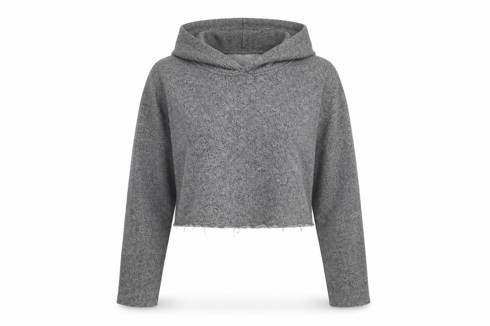 John GALT Womens Grey  Jersey Pullover Hoodie One Size