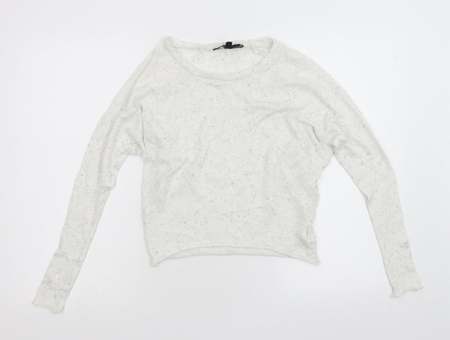 Topshop Womens White   Pullover Jumper Size 4