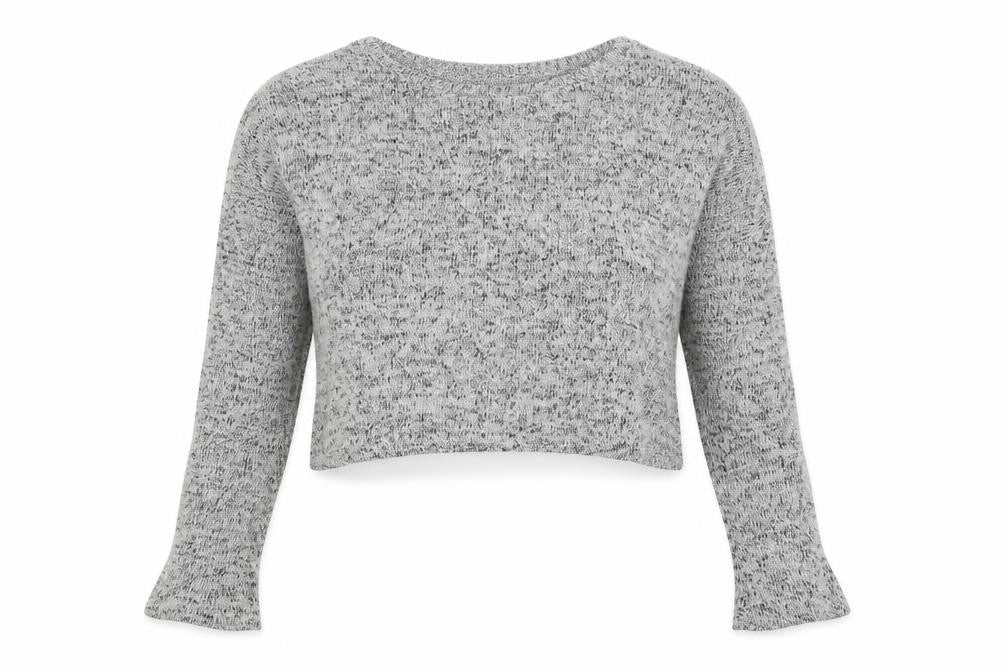 Divided by H&M Womens Grey   Pullover Jumper Size XS  - CROPPED