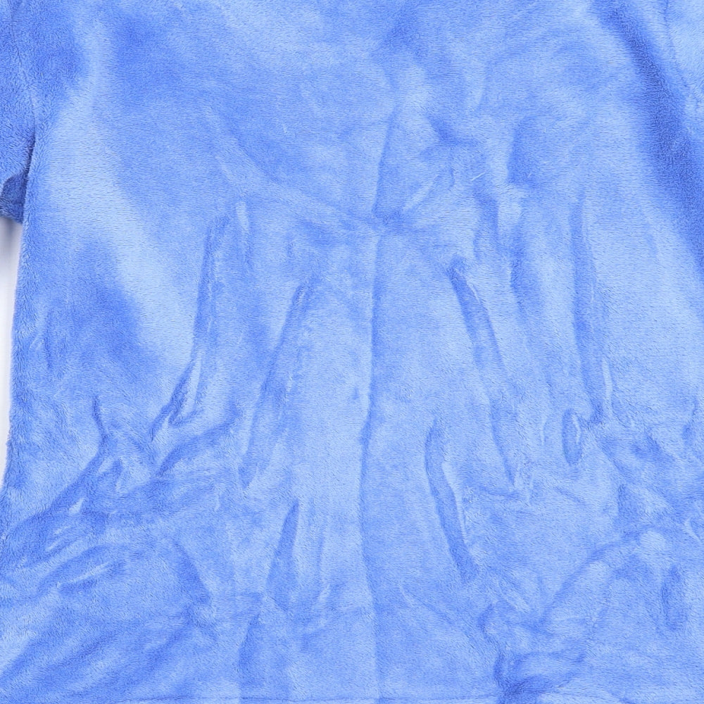 Damart Womens Blue  Fleece Top Pyjama Top Size S