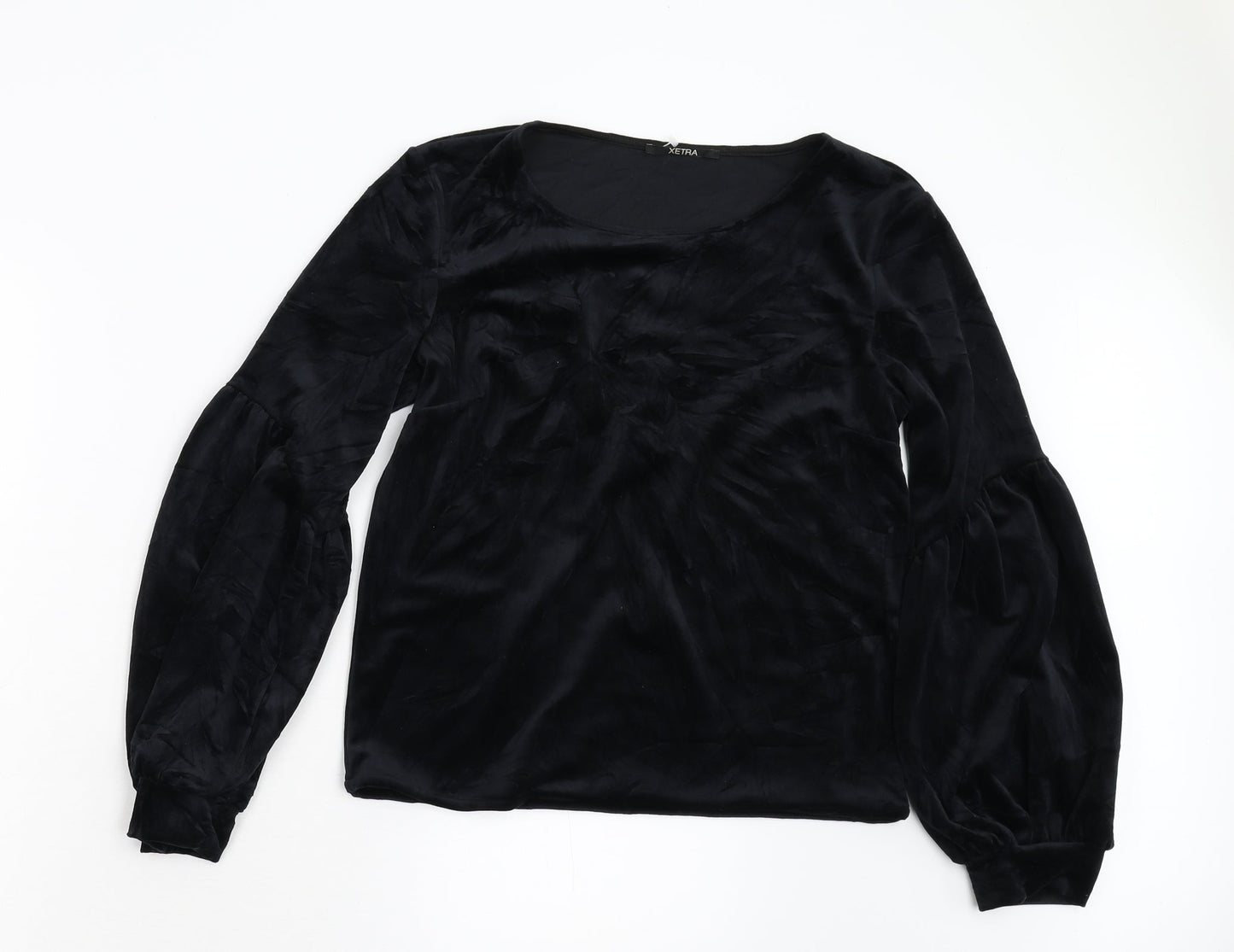 XETRA Womens Black   Pullover Jumper Size S  - Puff Sleeves