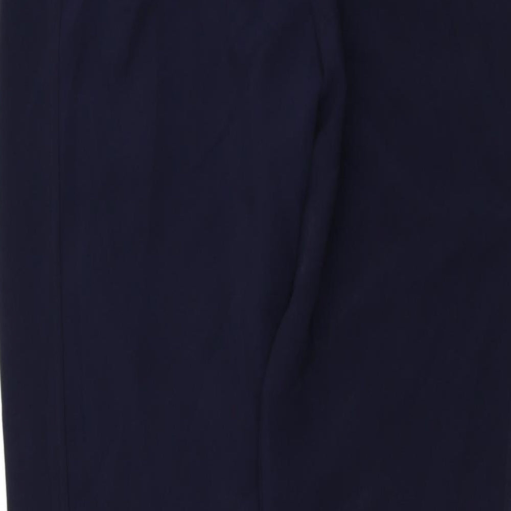 Louche Womens Blue   Trousers  Size 14 L29 in