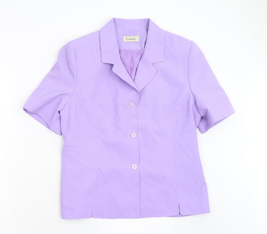 Isabelle Womens Purple   Jacket  Size 14
