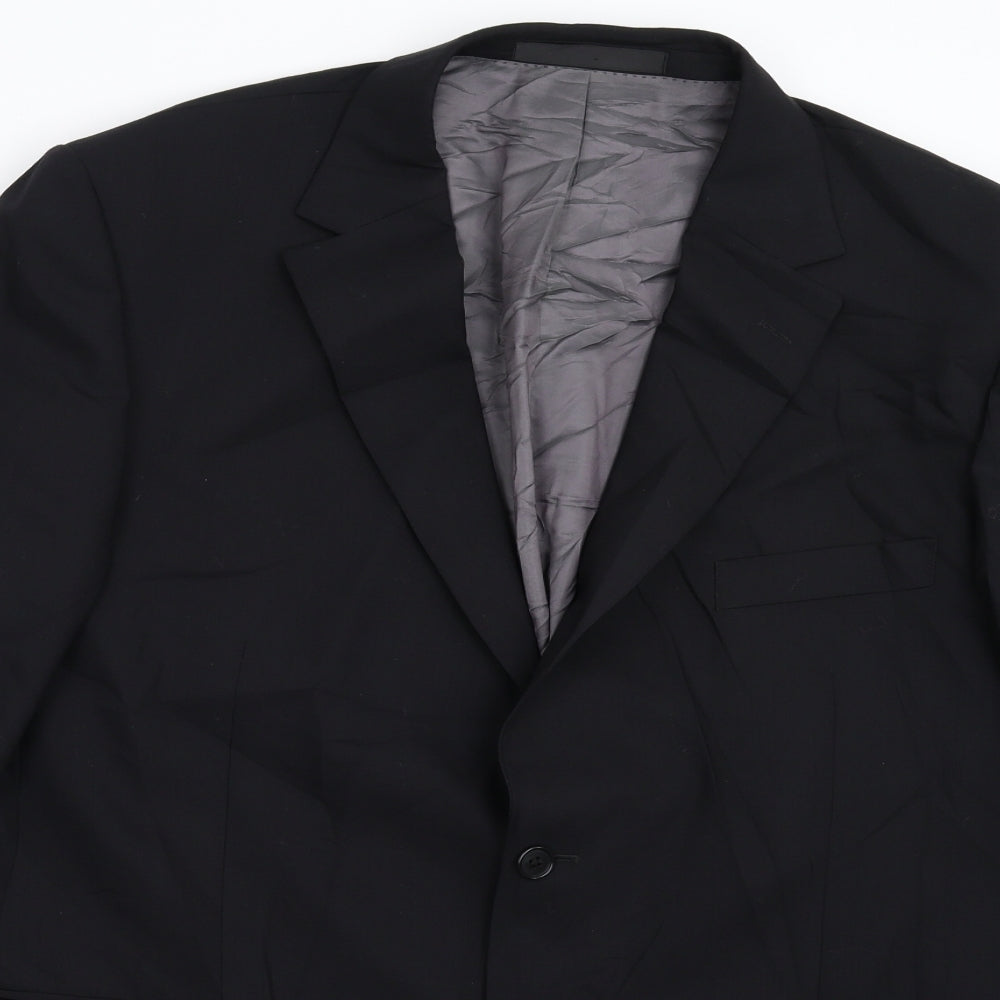 Marks and Spencer Womens Black   Jacket Suit Jacket Size 44
