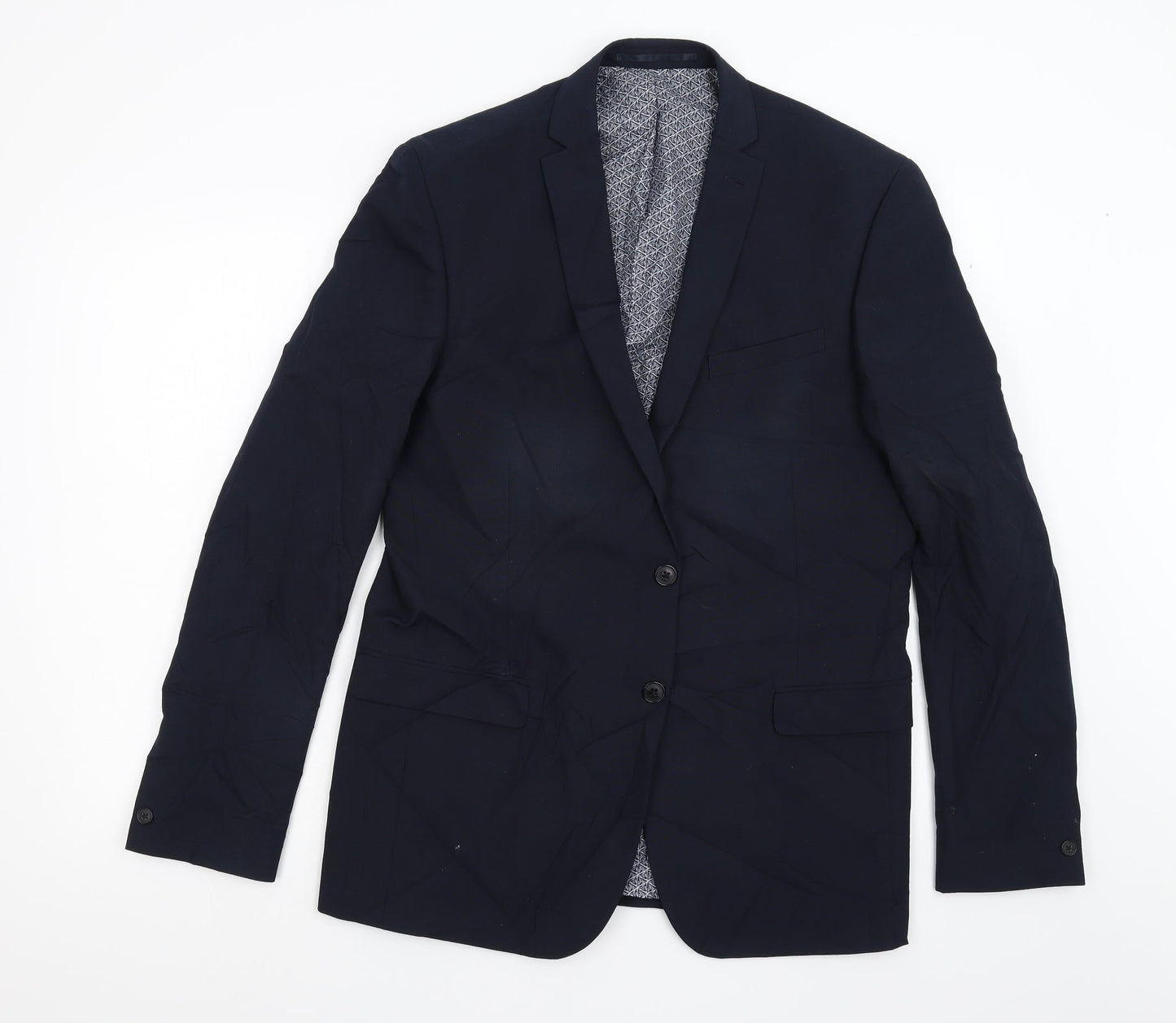 Red Herring Mens Blue   Jacket Suit Jacket Size 42