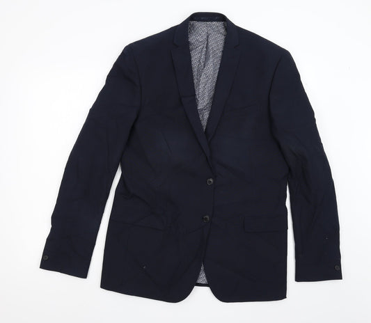 Red Herring Mens Blue   Jacket Suit Jacket Size 42