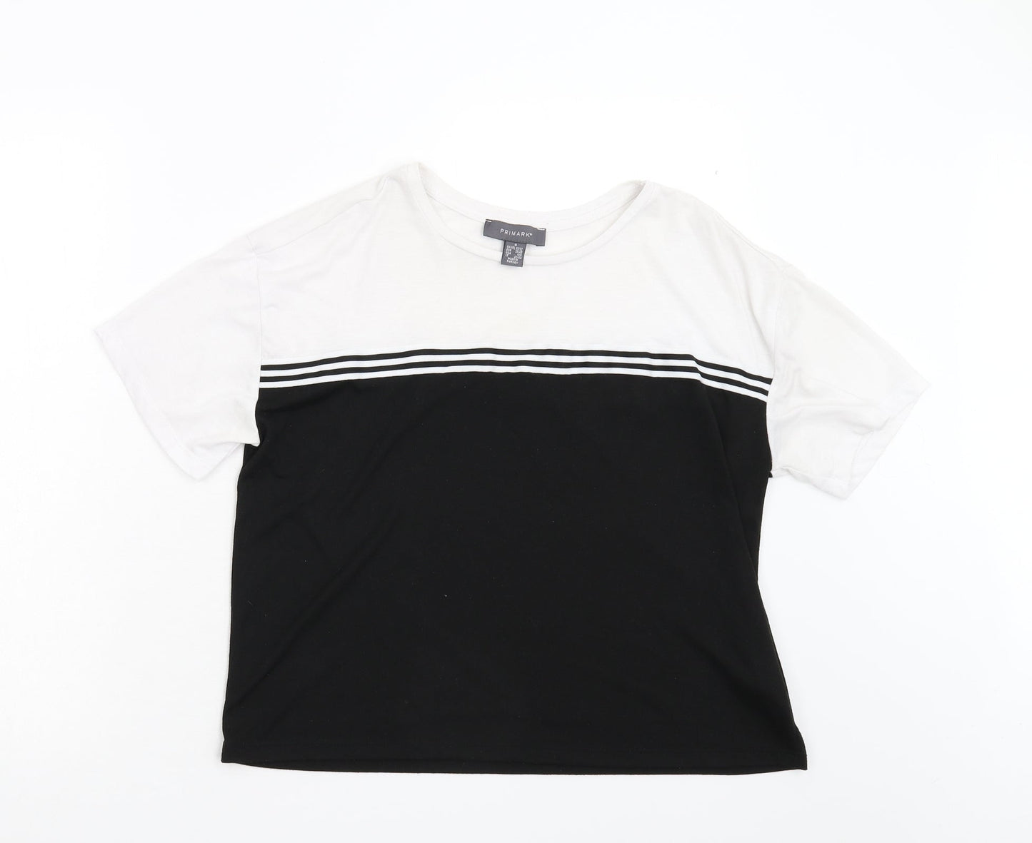 Primark Womens Black   Basic T-Shirt Size S