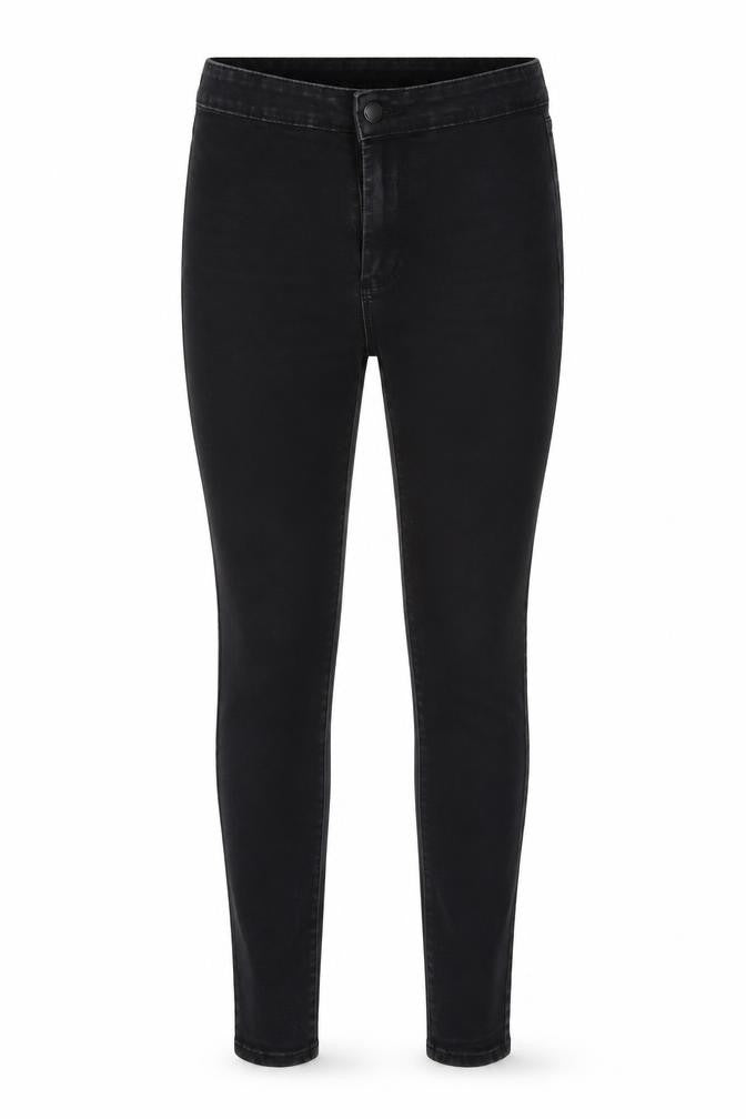 Denim Co. Womens Black  Denim Skinny Jeans Size 8 L26 in