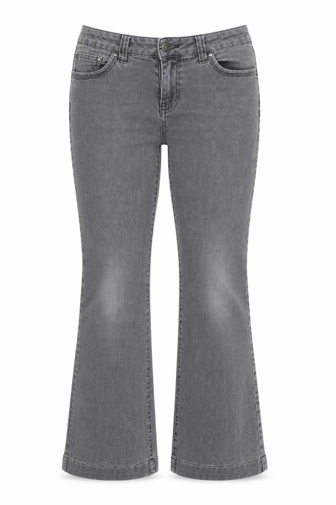 Cherokee Womens Grey  Denim Bootcut Jeans Size 8 L23 in