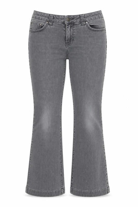 Cherokee Womens Grey  Denim Bootcut Jeans Size 8 L23 in