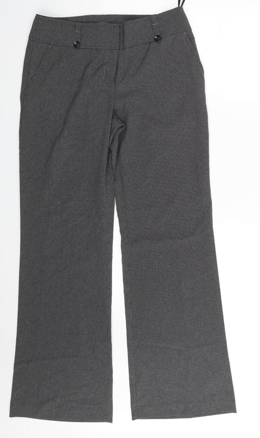 Atmosphere Womens Grey   Trousers  Size 12 L30 in