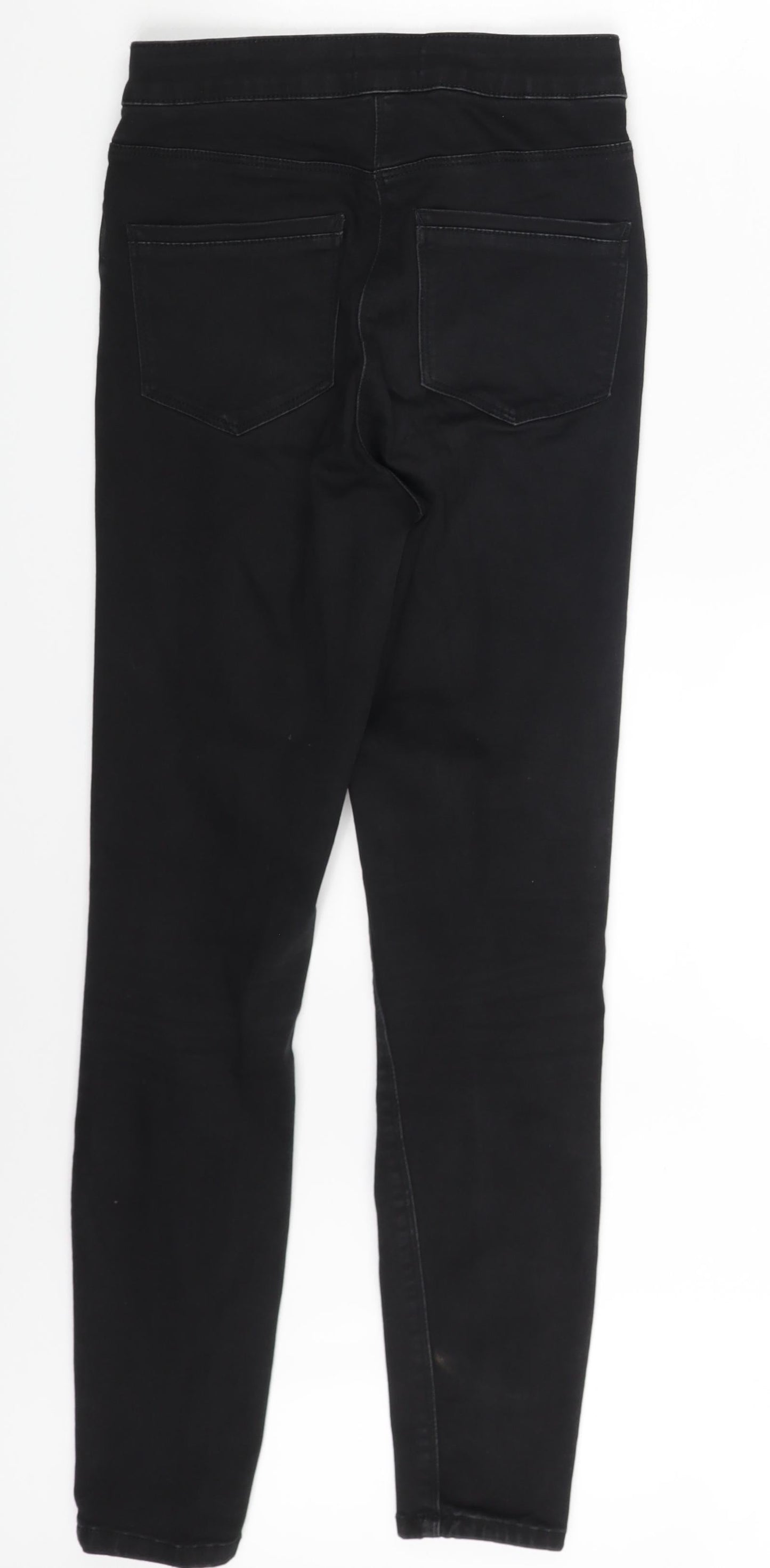 Papaya Womens Black  Denim Skinny Jeans Size 8 L25 in