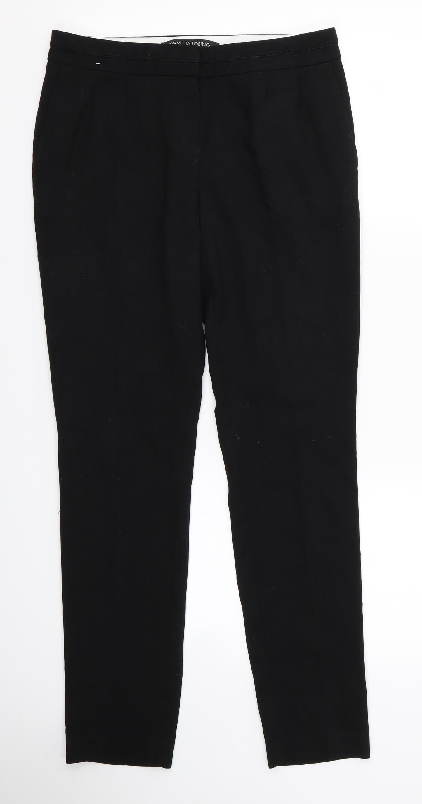 NEXT Womens Black   Trousers  Size 8 L27 in