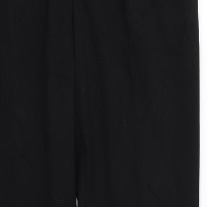 Next Womens Black   Trousers  Size 8 L27 in