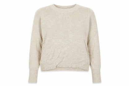 Divided Womens Beige  Knit Pullover Jumper Size M