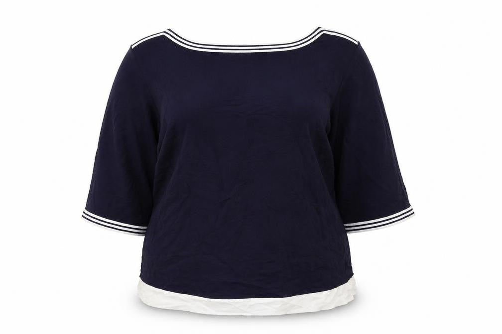text Womens Blue   Pullover Jumper Size M