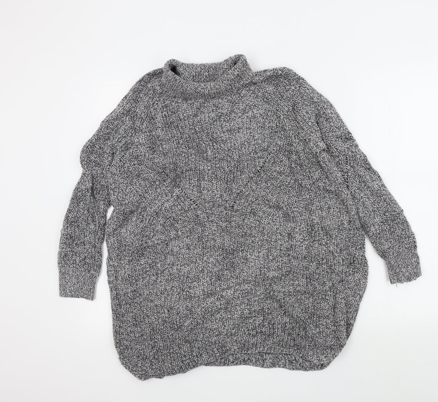 Topshop Womens Grey   Pullover Jumper Size 6