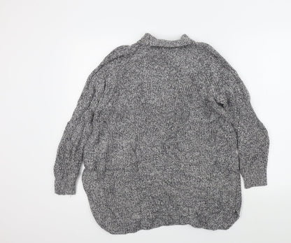 Topshop Womens Grey   Pullover Jumper Size 6