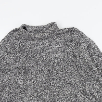 Topshop Womens Grey   Pullover Jumper Size 6