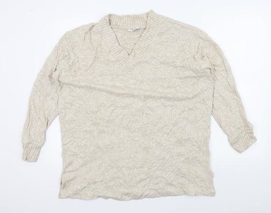 TU Womens Beige   Pullover Jumper Size 18