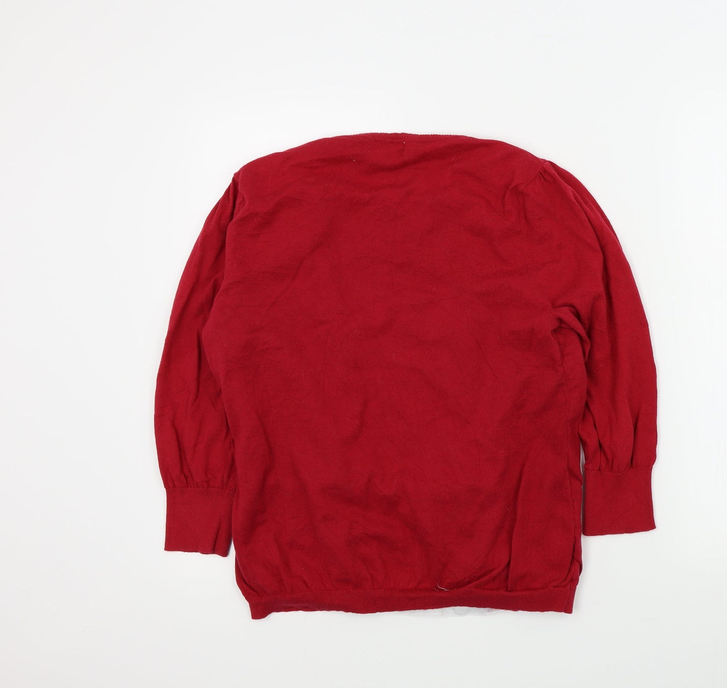 NEXT Womens Red   Pullover Jumper Size 16