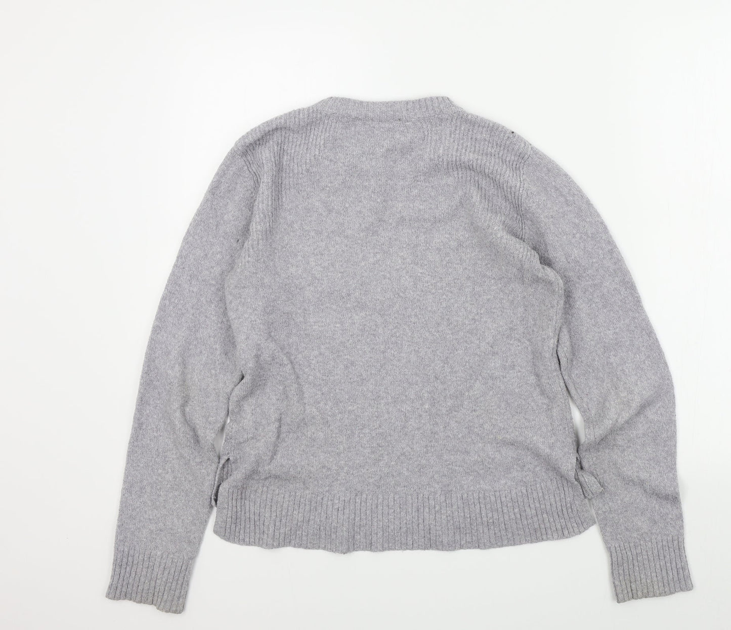 Oasis Womens Grey   Pullover Jumper Size M