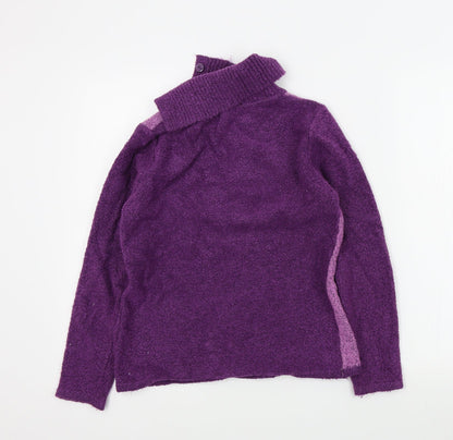 Bonmarché Womens Purple Pullover Jumper Size S