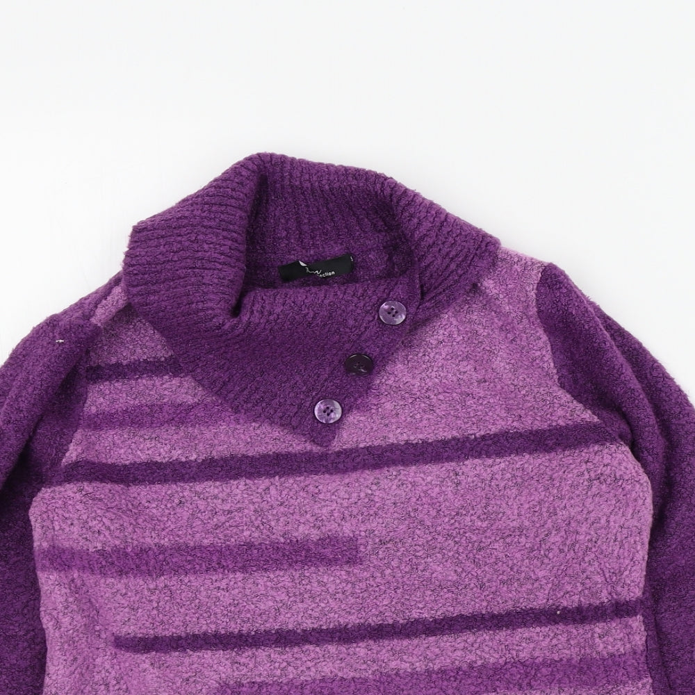 BM Womens Purple   Pullover Jumper Size S