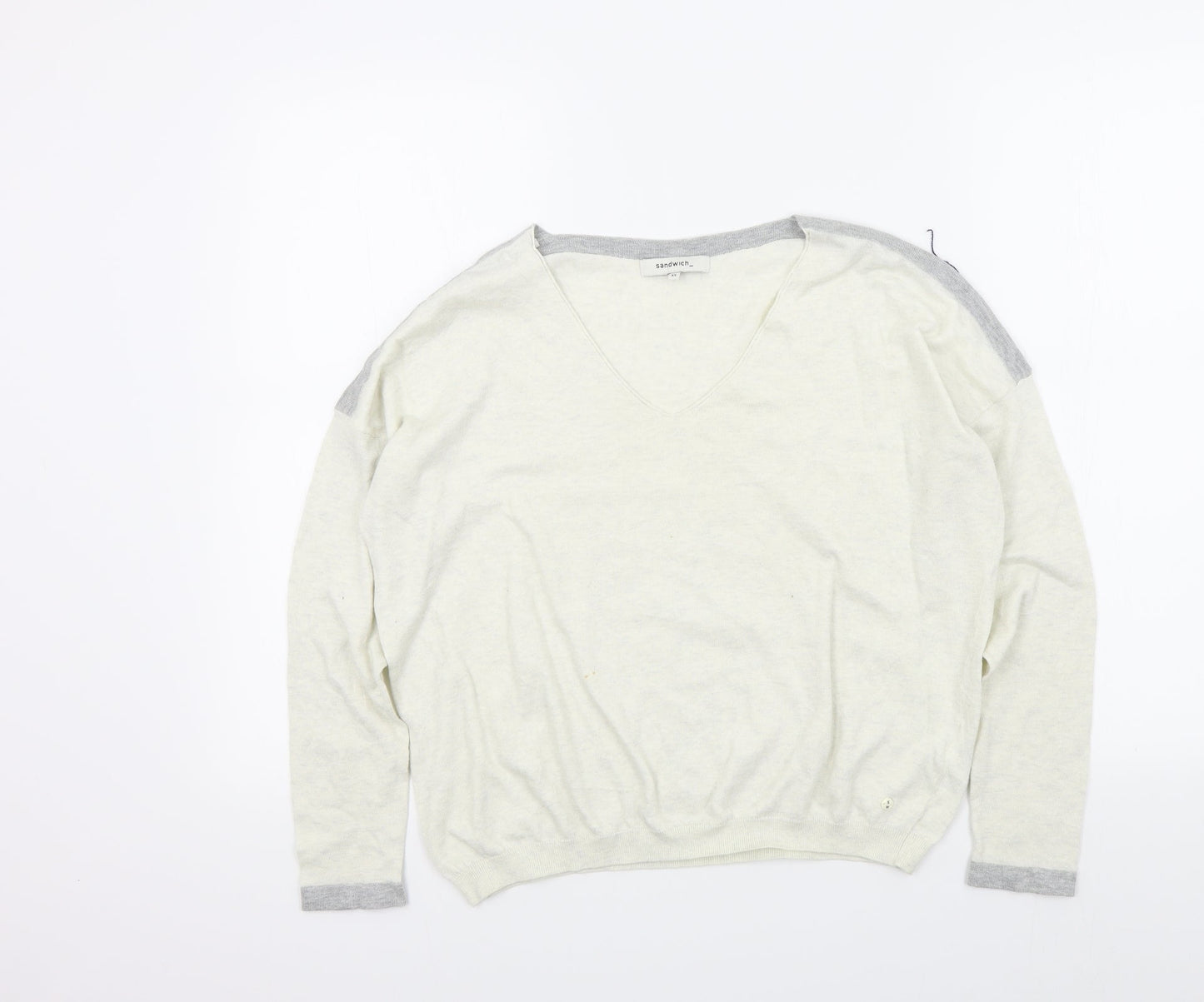 Sandwich Womens Beige   Pullover Jumper Size XS
