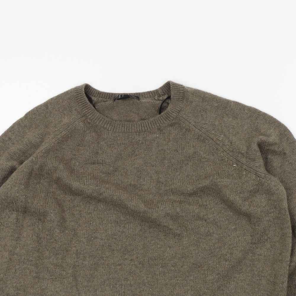 H&M Womens Brown   Pullover Jumper Size M