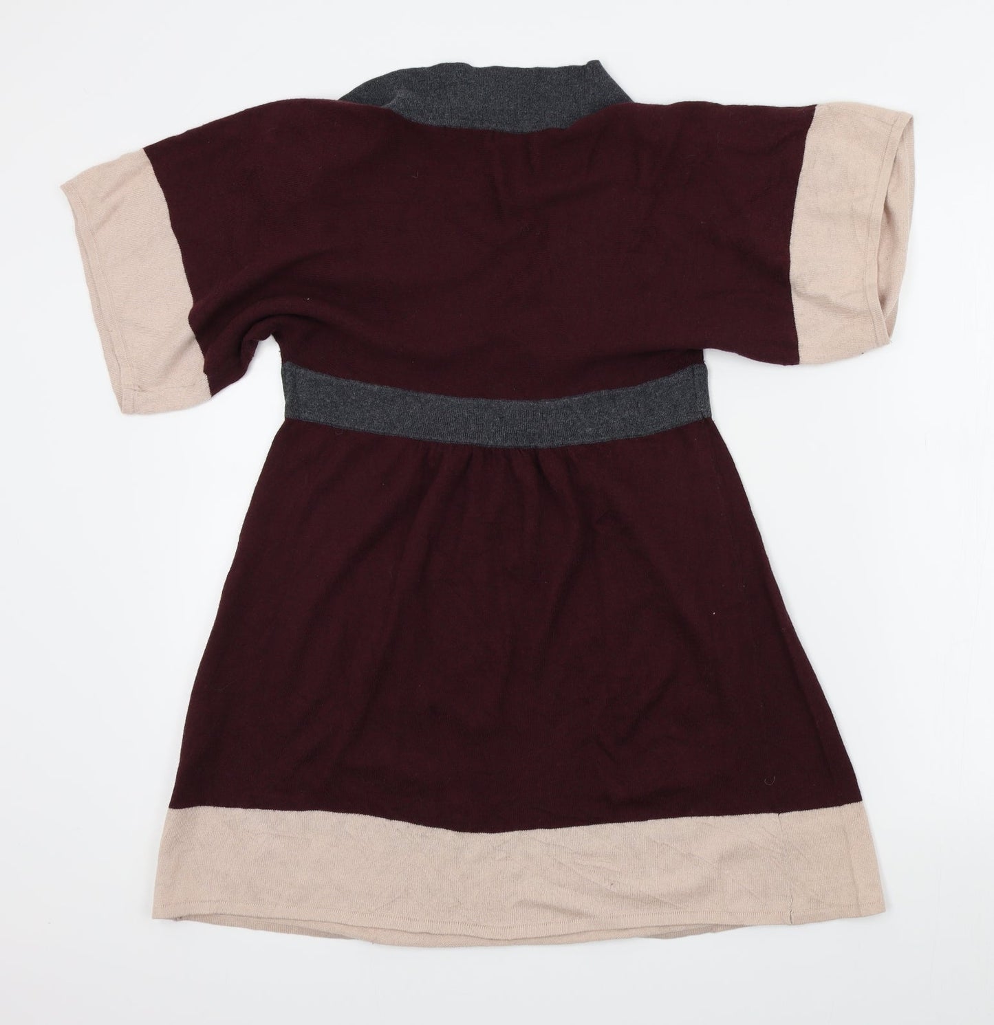 H&M Womens Purple Colourblock  A-Line  Size S