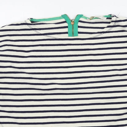 Pull&Bear pull bear Womens Beige Striped  Pullover Jumper Size M