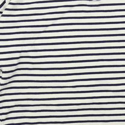 Pull&Bear pull bear Womens Beige Striped  Pullover Jumper Size M